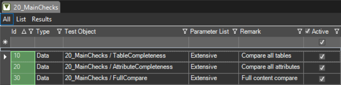 OMrun scenario id linked to test object
